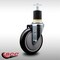 Service Caster 5'' SS Black Poly Wheel Swivel 1-7/8'' Expanding Stem Caster SCC-SSEX20S514-PPUB-BLK-178 - alternate 3